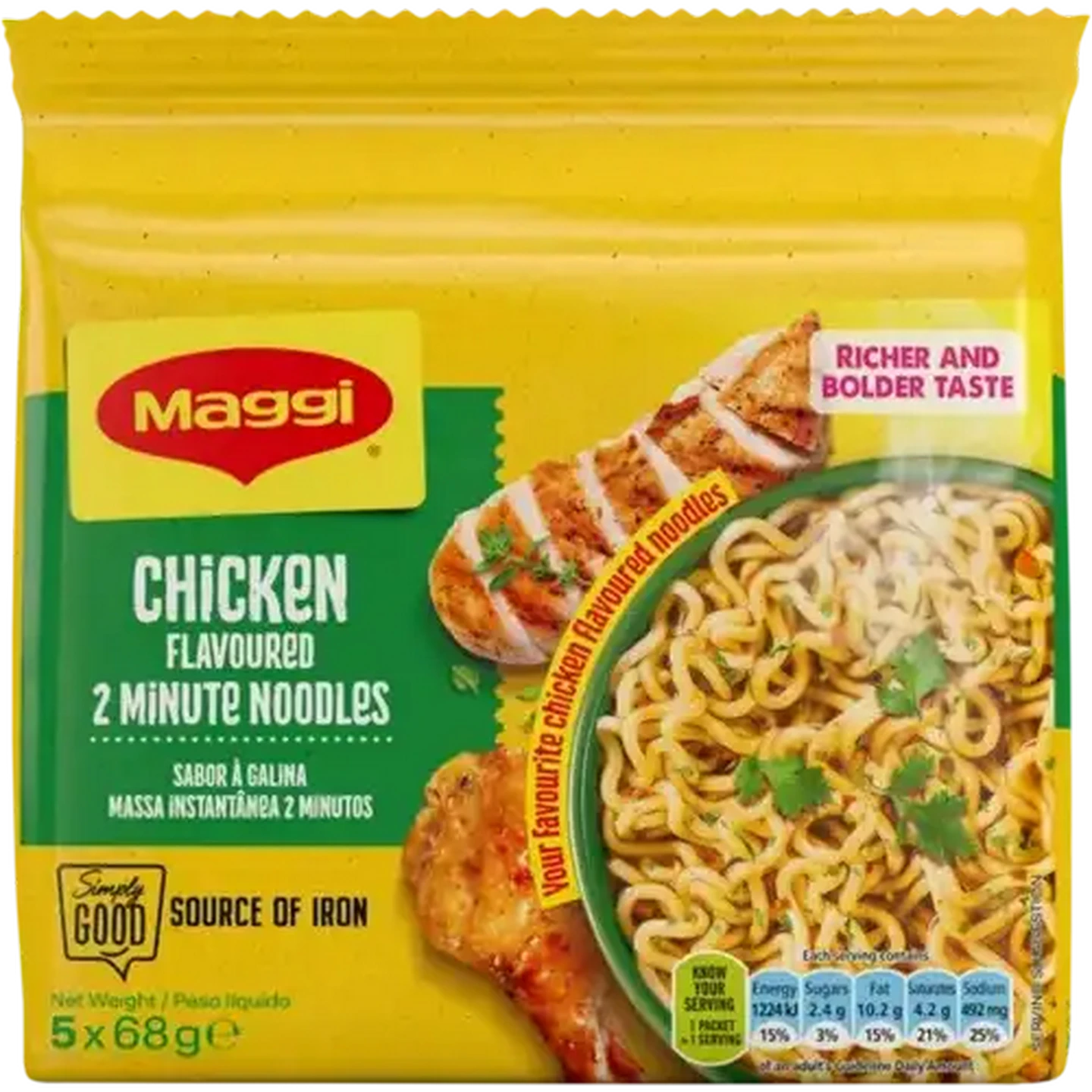 Maggi Chicken Flavoured Noodle Instant Noodles  (68 g)